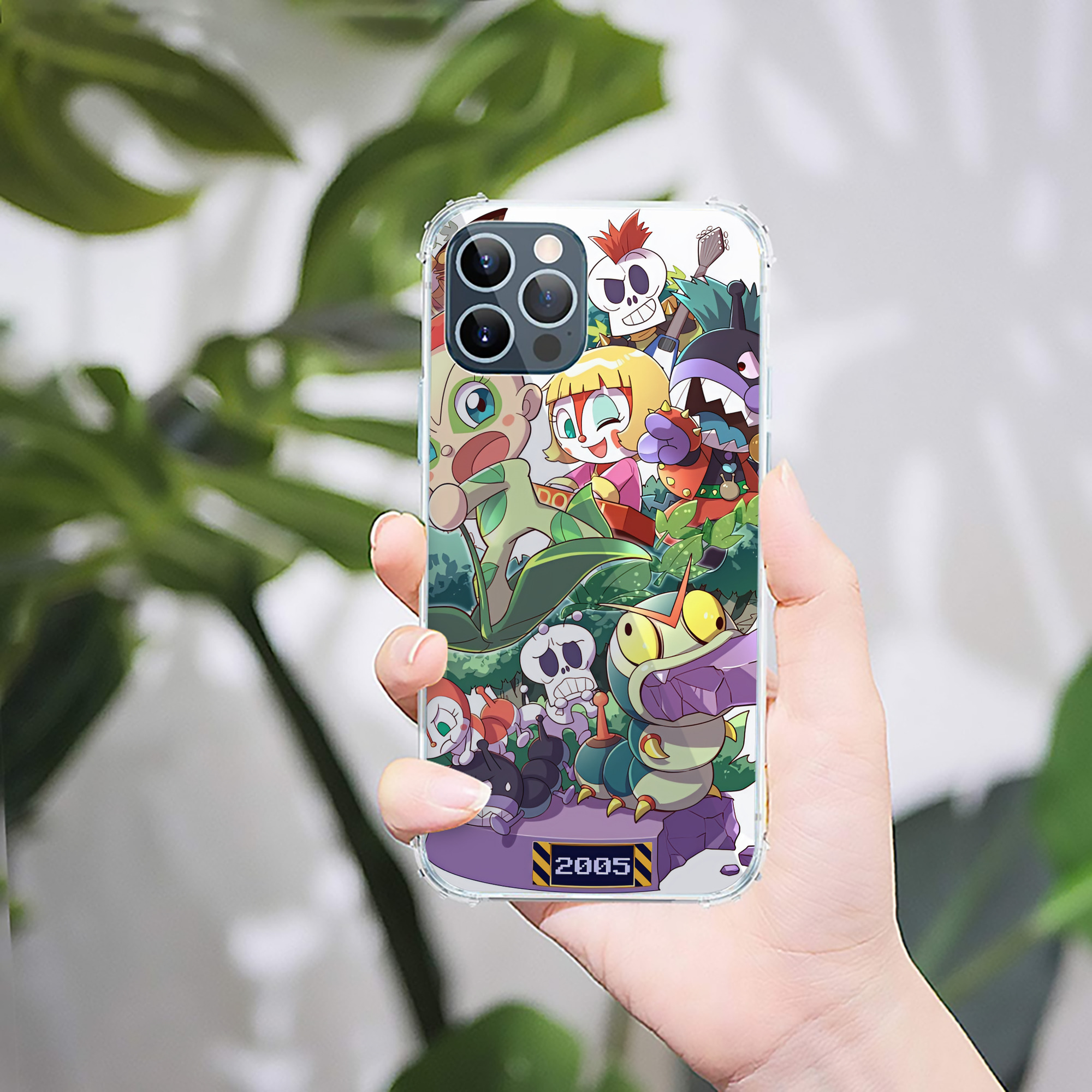 （画像用） アンパンマン Anpanman 【iPhone 12シリーズ対応】透明スマホケース（クリアソフトケース）